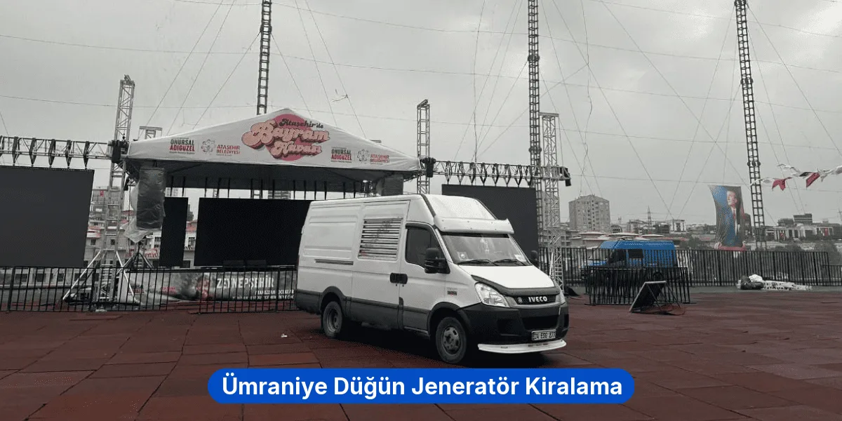 Ümraniye Düğün Jeneratör Kiralama